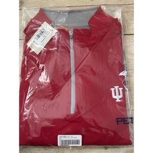 Peter Millar Indiana University Perth Performance 1/4 Zip Hoosiers XXL NEW